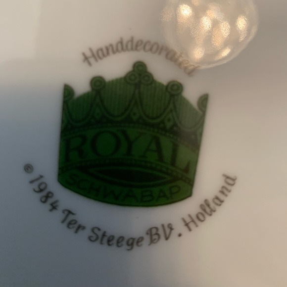 Royal Schwabap 1984 Ter Steege BV. Holland Collectors Plate - Horse and Cart - Picture 3 of 3
